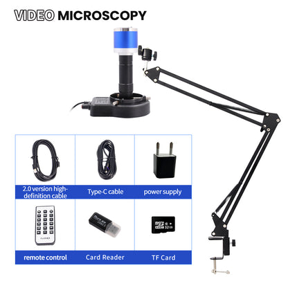 ASGAO 1-150X Zoom C Mount Lens Cantilever standIndustrial Microscope