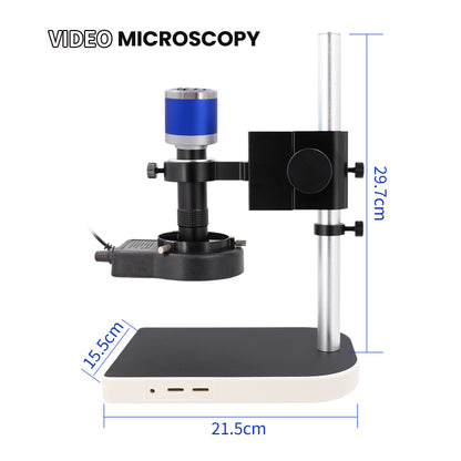 ASGAO 1-150X Zoom C Mount Lens Cantilever standIndustrial Microscope